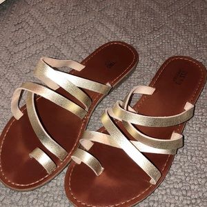 Gold Sandals